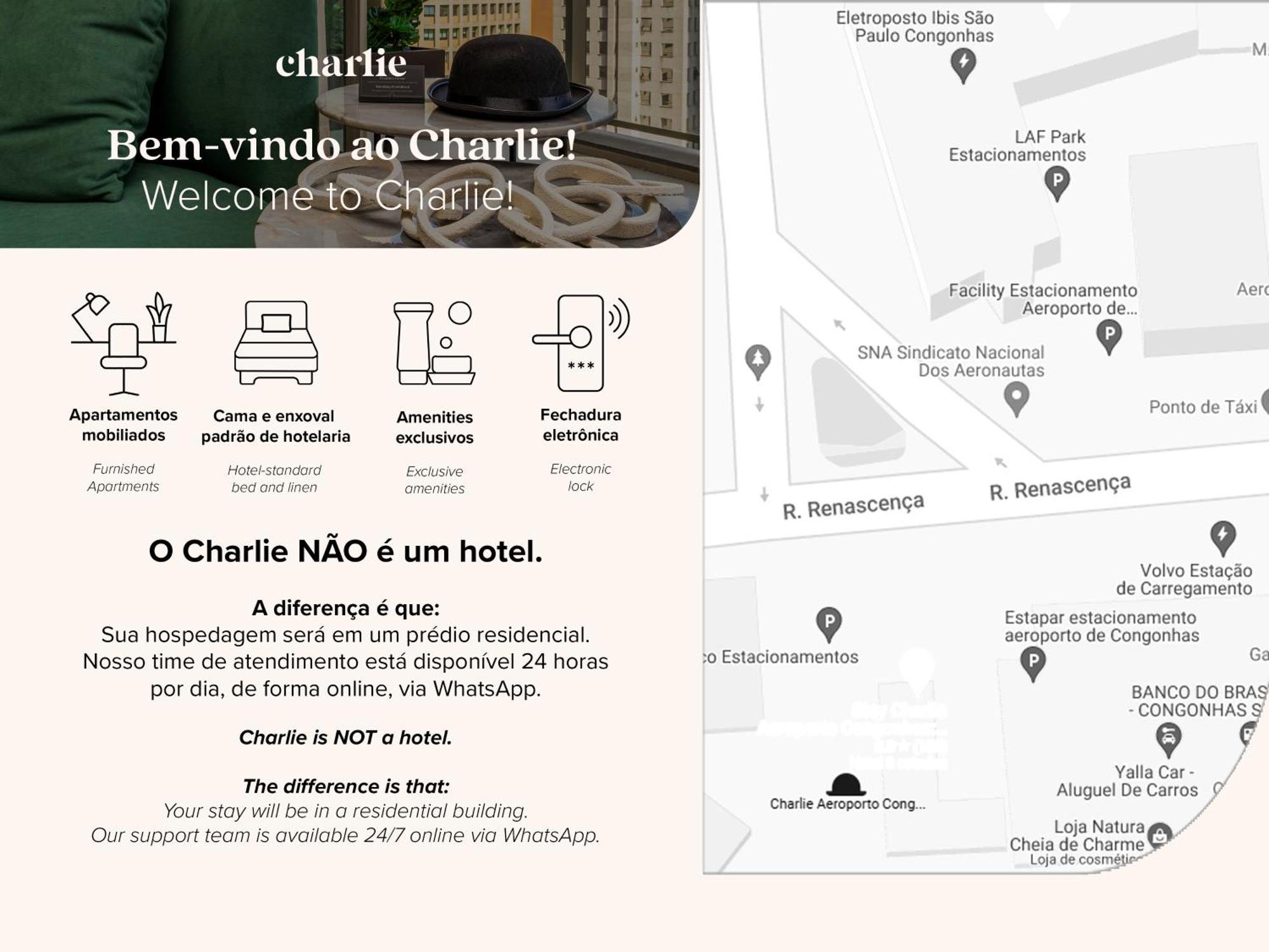 Apartament Charlie Aeroporto Congonhas Cgh São Paulo Zewnętrze zdjęcie